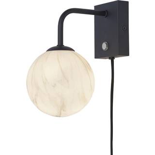 IT'S ABOUT ROMI Carrara væglampe sort/marmor