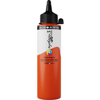 System 3 Fluid Acrylic - 250ml. Cadium Orange