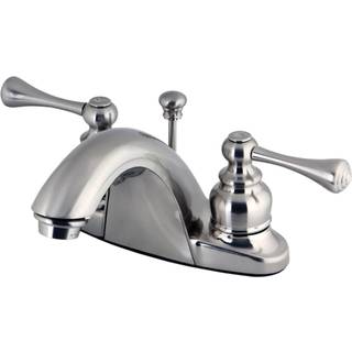 Kingston Brass KB7648BL 4 in. Centerset badev?relse vandhaner b?rstet nikkel