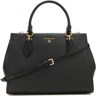MK Marilyn Large Saffiano Leather Satchel - Black - Michael Kors - ONE SIZE