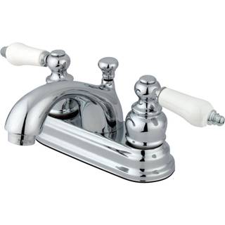 Kingston Brass KB2601PL 4 in. CentreSet badev?relse vandhane poleret krom
