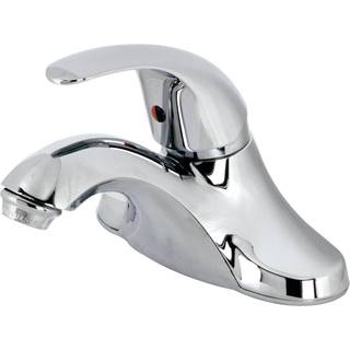 Kingston Brass KB6541LP Enkelth?ndtag 4 in. CentreSet badev?relse vandhane poleret krom