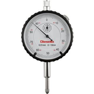 Diesella Måleur 0-10x0,01 mm med juster bare tolerancemærker og dæksel(10331545)