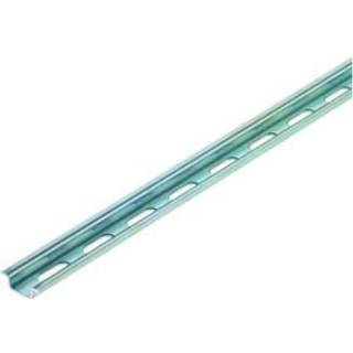 Weidmüller DIN skinne TS15X5 med huller 4,2X12 galvanizeret L=2m