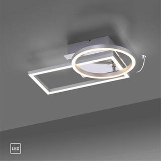 Iven LED-loftlampe, stål, 37x26cm