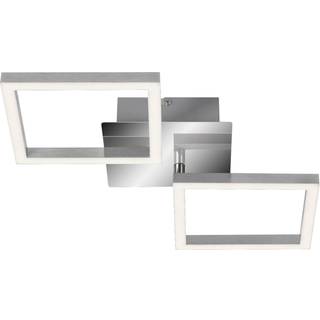 Frame LED-loftslampe, 3.000 K, krom