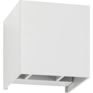 Udendørs LED-væglampe 9033 up/down, hvid