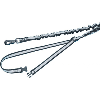 Joggingline elastic m/håndrem - Black - L: 80/120 cm, B: 25 mm, Hüftgurt max. 105 cm