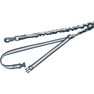 Joggingline elastic m/håndrem - Black - L: 80/120 cm, B: 25 mm, Hüftgurt max. 105 cm