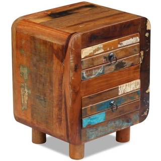 natbord 43x33x51 cm massivt genbrugstræ