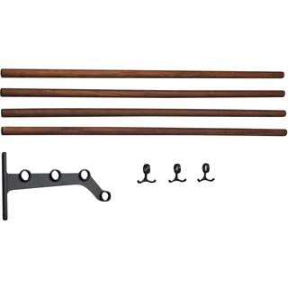 Essem Design Nostalgi 291 Extension Part For Hat Rack Black Tilbygningsdel Olieret Fremstillet Af detræ Fremstillet Af Genanvendt Aluminium Til Hattehylde Sort - Hattehylder Valnød - 083291