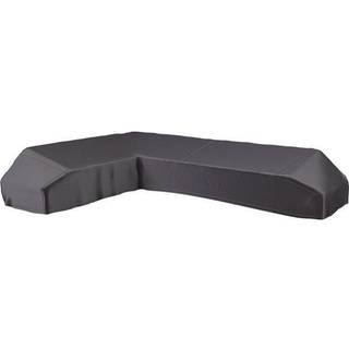 Platinum AeroCover overtræk til loungesæt, antracitgrå, 375 x 300 x 90 x 30/45/70 cm, venstrevendt