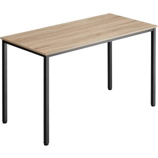 Skrivebord Vanport 120x60x75,5cm - Industrielt lyst træ, egetræ Sonoma