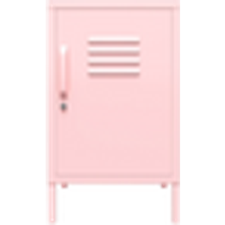 Endebord med 1 låge i Metal Pink