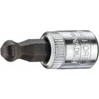 Gedore Top 1/4 med bits indvendig sekskant 4mm