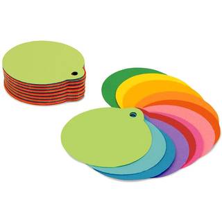 Hygloss forudsk?ret ornamentformer til DIY-ferie kunst og h?ndv?rk Juletr?er Gaver Tags Bright Cardstock-3-tommer-100 PCS Assorterede farver