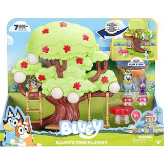 Bluey Tree Playset med hemmelig Hideaway Flower Crown og fe figurer og tilbeh?r