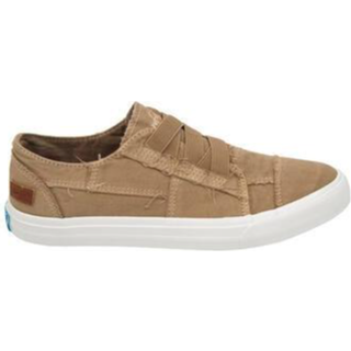 Blowfish Womens Marley Sneaker Creamcoffee Color Washed Canvas 85 m