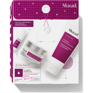 Murad The Derm Report Smoothing & Quenching Skin Sæt 200ml Exfoliating Cleanser + 5ml Recovery Serum + 50ml Moisturizer
