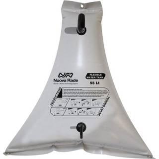 Vandpose Nuova Rade Flexible Water Tanks, 100 liter, trekantet, 114 x 116 x 21 mm, PVC, hvid