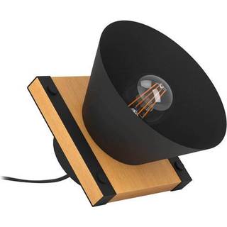 Maccles bordlampe i sort med træ