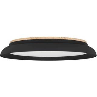 Penjamo LED-loftlampe, Ø 46,5cm, sort