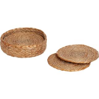Dixie Elin coasters Ø10,5 cm 6-pak Natur