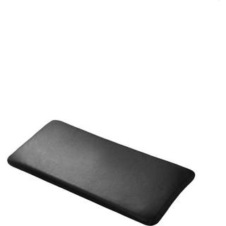 FDB Møbler R6 Radius hynde 33x65 cm Black leather
