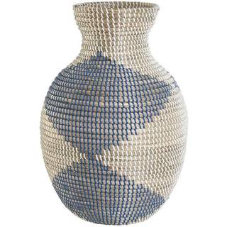 Vase DKD Home Decor Blå Natur Middelhavet 31 x 31 x 50 cm