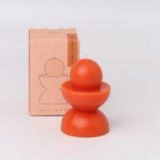 Paddywax Totem Candle Gizmo Red Orange - Lys