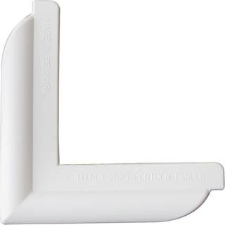 Fenderliste / brofender Dan-Fender Pontoon Corner, 25 x 10 x 6 cm, vinklet 90°, hvid