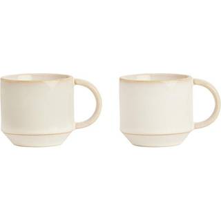 Yuka espressokop, offwhite, pakke med 2