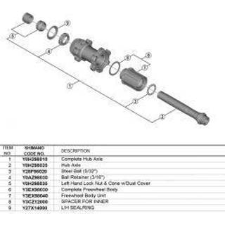 Shimano WH-RX570 navaksel