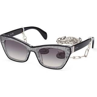 Guess GU7873 01B 53 Solbriller Kvinder Silver - Silver Pattern - 53mm