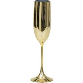 Guld champagneglas