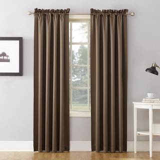 Sun Zero Barrow Energy Rod Pocket Curtain Single Panel