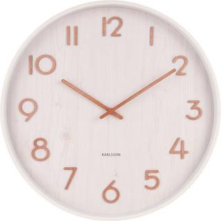 Karlsson Pure Bass Vægur KA5810WH - Unisex - 60 cm - Quartz