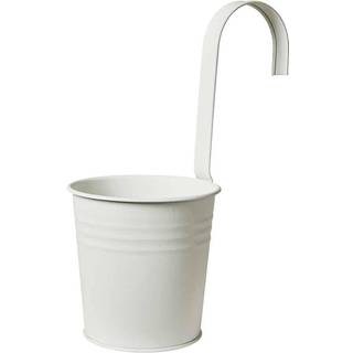 Blomsterskjuler Med Hank Hvid H.9 cm