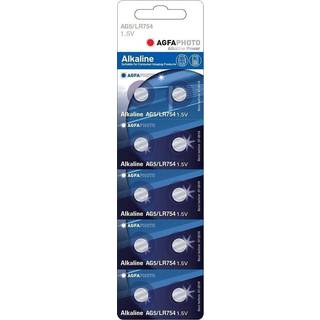 LR48/AG5 10-pak AgfaPhoto knapcellebatteri - Alkaline, 1,5V