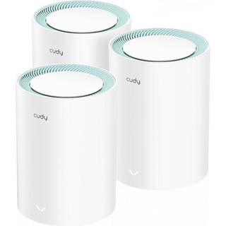 CUDY Mesh Solution M1300 3-pk,. hvid