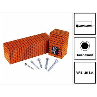 Heco Multi-Monti-plus 9807519 Betonskrue Ø10 mm, FLANGE, FZB 10/35x100 mm, pakke 25