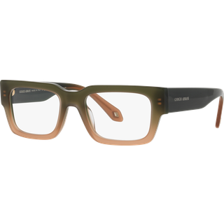 Giorgio Armani Mand AR7243U 5982 Optiske stel Acetat Grøn Transparent Firkantet Normal