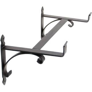 Achla design B-32 ruller vindue blomsterboks sort sort