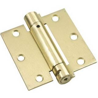 Richelieu Hardware 5821BR 3-1/2 """" Fuld Mortise Justerbar Spring H?ngsel 3 1/2-tommer (89 mm) Messing