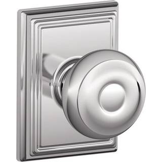 Schlage Lock Company F10Geo625Add Addison Collection Schlage Passage Knap Bright Chrome