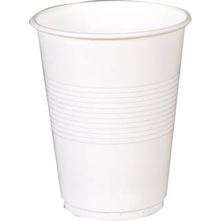 Gastro-Line til varme og kolde drikke polystyren plast 20cl  hvid