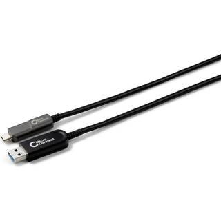MicroConnect Optic Fiber USB-C til USB-A kabel, 5m
