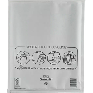 Other Boblekonvolut Mail Lite H5 270x360 mm hvid, 50 stk. 103005503