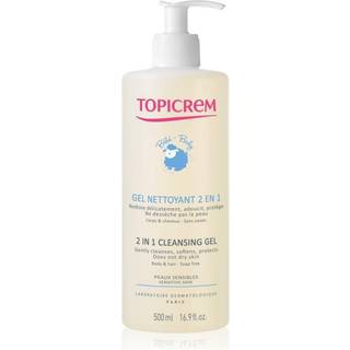 Topicrem BABY My 1st Cleansing Gel 2in1 Vaskegel til krop og hår til børn fra fødslen 500 ml - 500 ml