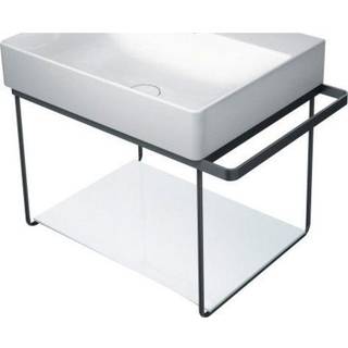 Duravit DuraSquare Glasindsats til 665 konsol - Sort